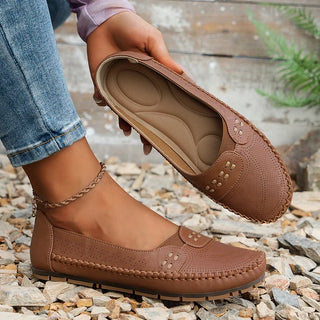 Women’s Perforated Comfort Slip On Loafers