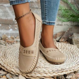Women’s Perforated Comfort Slip On Loafers