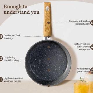 12-Piece Granite Coated Cookware