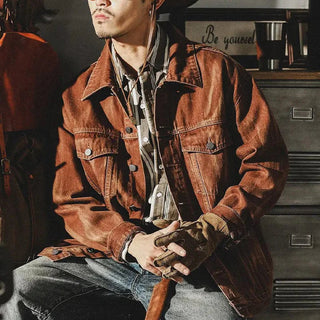 Denim Men's Jacket Classic Style Meets Modern Comfort