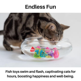 Interactive Cat Toy Set – Realistic Swimming Motion & Engaging Light