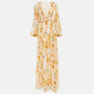 Elegant Linen Silk Midi Prom Dress Women