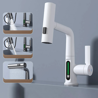 Flexible LED Faucet for Kitchen & Bathroom