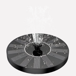 Solar-Powered Outdoor Fountain