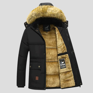Men’s Winter Parka – Removable Hood for Adaptable Cold Weather Wear