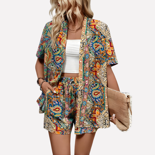 Women's Kimono Shirt and Short