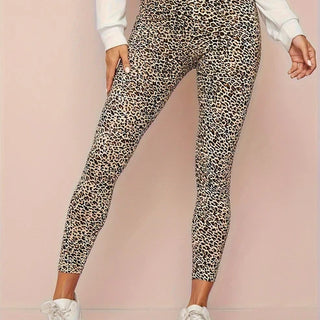 Women's Leopard Print High-Waist Leggings