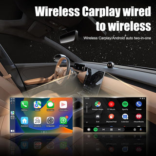 Plug-and-Play Wireless CarPlay & Android Auto Adapter