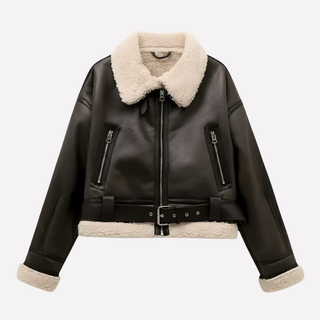 Women’s Jacket with Belted Hem