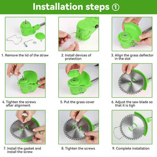 Adjustable 24V Cordless Grass Trimmer for Easy Lawn Care