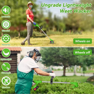 Adjustable 24V Cordless Grass Trimmer for Easy Lawn Care