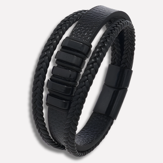 Stylish Leather Bracelet for Men Timeless Accessory Modern Edge