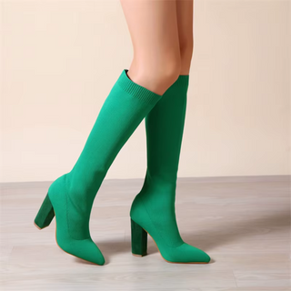 Women's Knee-High Stretch Boots