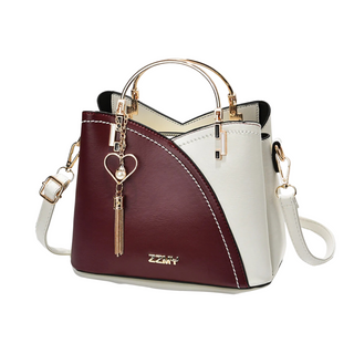 Luxetote – Vintage Patchwork PU Leather Handbag for Women
