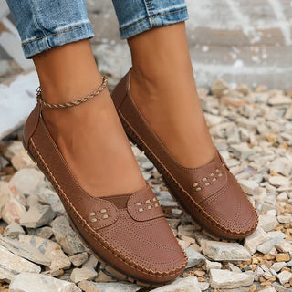 Women’s Perforated Comfort Slip On Loafers