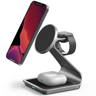 All-in-One Magnetic Wireless Charger for iPhone, Apple Watch & AirPods