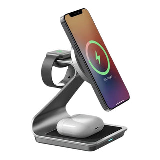 All-in-One Magnetic Wireless Charger for iPhone, Apple Watch & AirPods