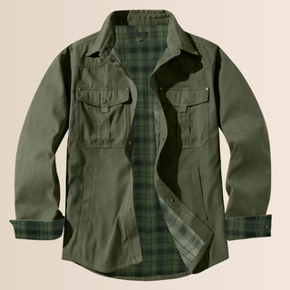 Men’s Vintage Flannel Plaid Jacket