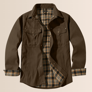 Men’s Vintage Flannel Plaid Jacket