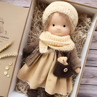 Handmade Waldorf Cuddly Doll