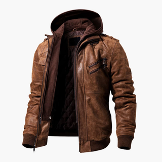 Men’s Hooded Jacket with Multiple Pockets