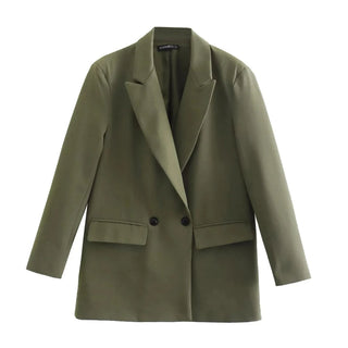 Elegante Double-Breasted Blazer voor Dames