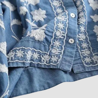 Bohemian Embroidered Women's Cardigan