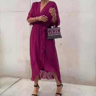 Women’s Elegant Lightweight Wrap Dress