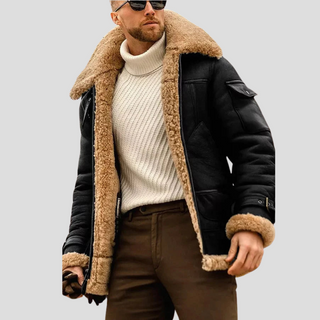 Men’s Camel Biker Jacket