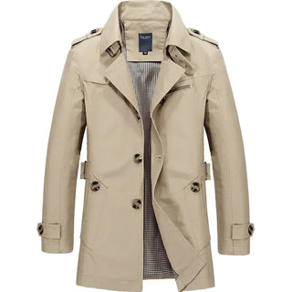 Classic Business Windbreaker for Men