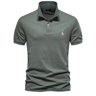 Classic Men's Polo with Embroidery Timeless Style with Refined Detailing