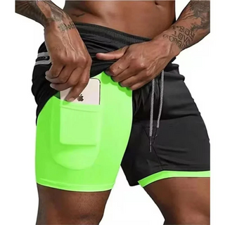 2-in-1 Men's Sport Shorts – Engineered for Performance and Comfort