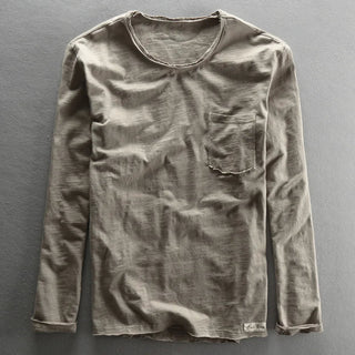Vintage Cotton Long Sleeve with Crew Neck