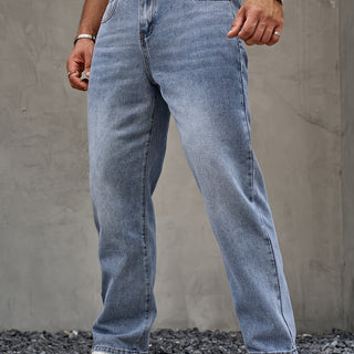 Denim Trousers with Straight Legs