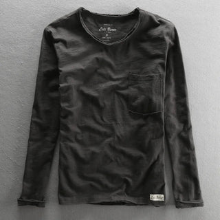Vintage Cotton Long Sleeve with Crew Neck