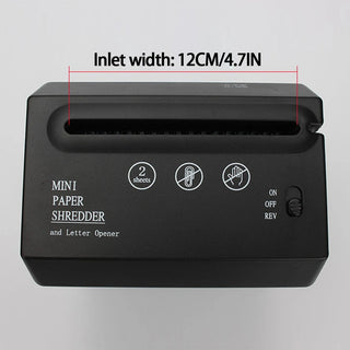 Mini Desktop Paper Shredder – Compact, Quiet, and Efficient