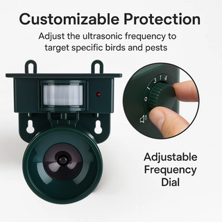 Premium Motion Sensor Bird Repeller and Scarer