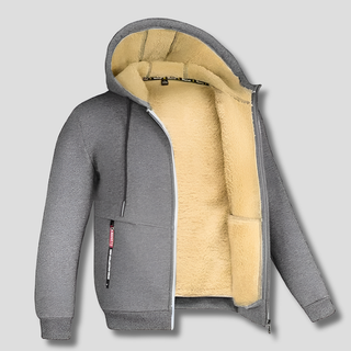 Men’s Fleece Pullover with Fur Lining