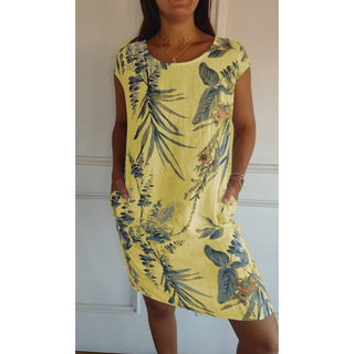 Comfortable Round-Neck Dress