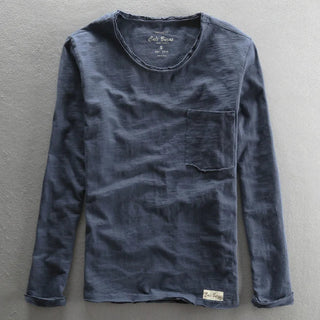 Vintage Cotton Long Sleeve with Crew Neck