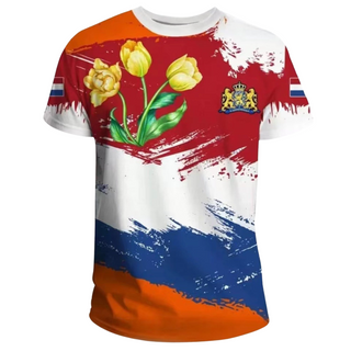 DutchPride 3D Netherlands Men's T-Shirt – 2024 Limited Edition