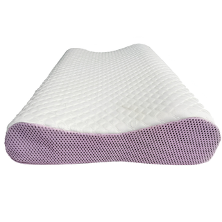 Breathable cervical TPE cushion with zero-pressure support