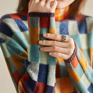 Luxurious High Neck fine wool Sweater