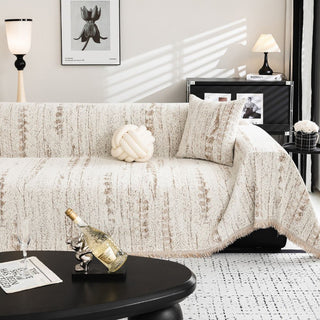 Almond Crest Sofa Cover Elegant Comfort for Your Living Space