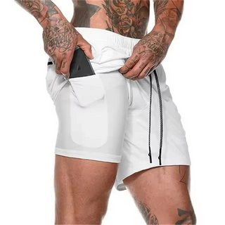 2-in-1 Men's Sport Shorts – Engineered for Performance and Comfort