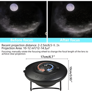 Galaxy Projector with Planetarium Effects