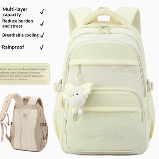 Three-piece Cartoon-print Set Backpack