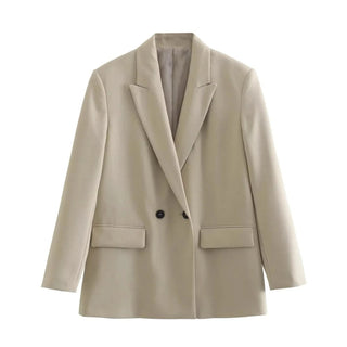 Elegante Double-Breasted Blazer voor Dames