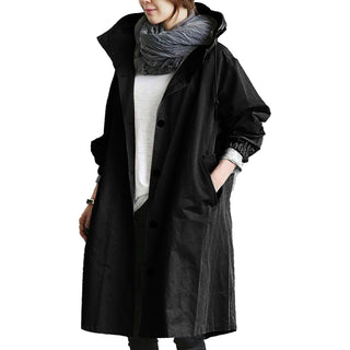 Long Water-resistant Raincoat for Women