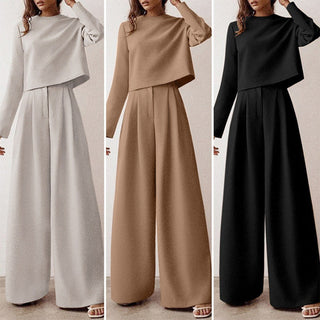 Elegant Two-Piece Palazzo Set